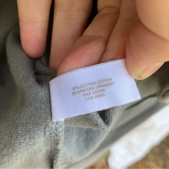 Skin organic cross tie front oversized sweatshirt, size small. - Picture 9 of 12